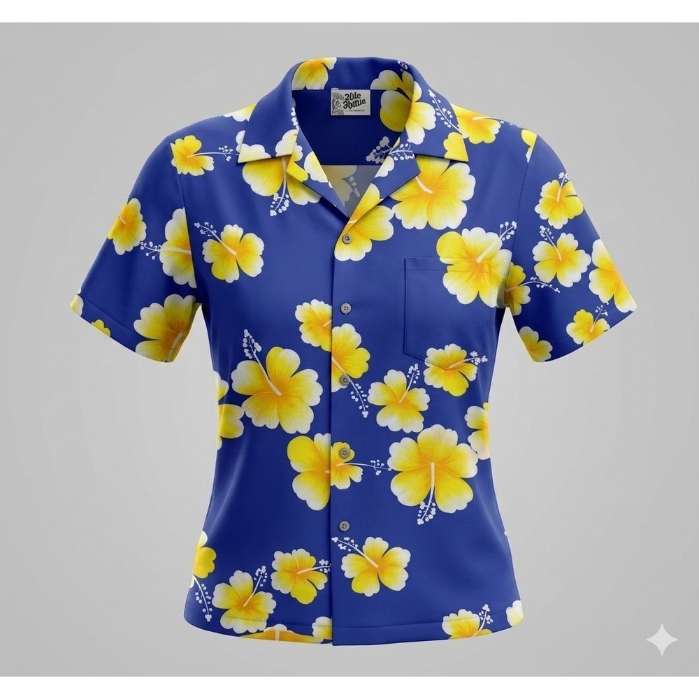 Hilo Hattie 530 Vintage Women's Floral Print Button Up Hawaiian Shirt. Size 3XL